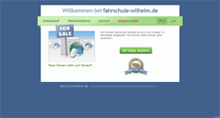 Desktop Screenshot of fahrschule-wilhelm.de