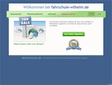 Tablet Screenshot of fahrschule-wilhelm.de